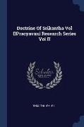 Doctrine Of Srikantha Vol IIPracyavani Research Series Vol II