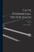 Finite Dimensional Vector Spaces, 2nd Edition