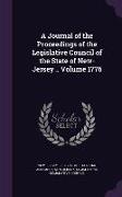 A Journal of the Proceedings of the Legislative Council of the State of New-Jersey .. Volume 1776