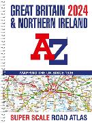 Great Britain A-Z Super Scale Road Atlas 2024 (A3 Spiral)