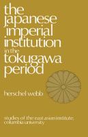 The Japanese Imperial Institution in the Tokugawa Period