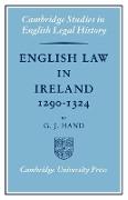 English Law in Ireland 1290 1324