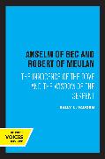 Anselm of Bec and Robert of Meulan