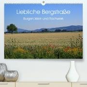 Liebliche Bergstraße - Burgen, Wein und Fachwerk (Premium, hochwertiger DIN A2 Wandkalender 2023, Kunstdruck in Hochglanz)