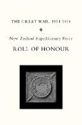 NEW ZEALAND EXPEDITIONARY FORCE ROLL of HONOUR.GREAT WAR 1914-1918