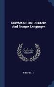 Sources Of The Etruscan And Basque Languages