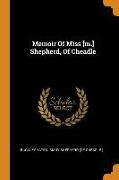 Memoir Of Miss [m.] Shepherd, Of Cheadle