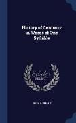 History of Germany in Words of One Syllable