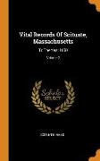 Vital Records Of Scituate, Massachusetts: To The Year 1850, Volume 2
