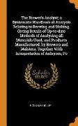 The Brewer's Analyst, a Systematic Handbook of Analysis Relating to Brewing and Malting, Giving Details of Up-to-date Methods of Analysing all Materia