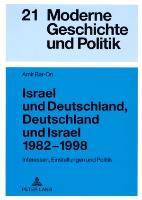 Israel und Deutschland, Deutschland und Israel 1982-1998