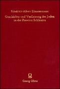 Geschichte und Verfassung der Juden in der Provinz Schlesien