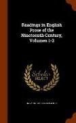 Readings in English Prose of the Nineteenth Century, Volumes 1-2