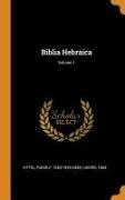 Biblia Hebraica, Volume 1