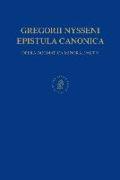 Gregorii Nysseni Epistula Canonica: Opera Dogmatica Minora, Pars V