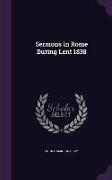 Sermons in Rome During Lent 1838