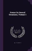 Poems on Several Occasions, Volume 1