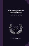 St. Paul's Epistles to the Corinthians: (To II Corinthians, Chapter V)