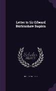 Letter to Sir Edward Burtenshaw Sugden