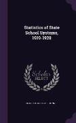 Statistics of State School Systems, 1919-1920