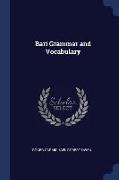 Bari Grammar and Vocabulary