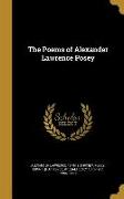 POEMS OF ALEXANDER LAWRENCE PO