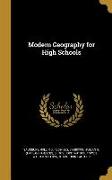 Modern Geography for High Schools