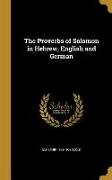 PROVERBS OF SOLOMON IN HEBREW