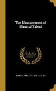 MEASUREMENT OF MUSICAL TALENT