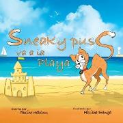 Sneaky Puss Goes to the Beach (Spanish Edition)