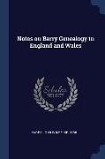 Notes on Barry Genealogy in England and Wales