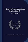 History Of The Roxborough Baptist Church: Of Philadelphia