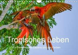 Tropisches Leben Ein Paradies des Lebens und der Farben (Wandkalender 2023 DIN A4 quer)