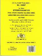 DürckheimRegister® Steuergesetze EStG-EStDV-Erb-StG-GewStG-AStG-LStG-KStG-UmwStG-UStF-UStDV-AO-FGO