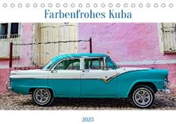 Farbenfrohes Kuba (Tischkalender 2023 DIN A5 quer)