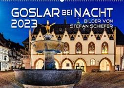 GOSLAR BEI NACHT (Wandkalender 2023 DIN A2 quer)