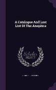 A Catalogue And Lost List Of The Anoplura