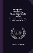 Analysis Of Ornament, Characteristics Of Styles: An Introduction To The Study Of The History Of Ornamental Art