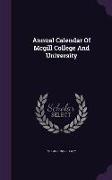 Annual Calendar of McGill College and University