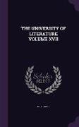 The University of Literature Volume XVII