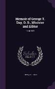 Memoir of George T. Day, D. D., Minister and Editor: 1846-1875
