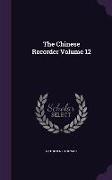 The Chinese Recorder Volume 12