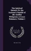 The Spiritual Quixote, Or, the Summer's Ramble of Mr. Geoffry Wildgoose, a Comic Romance, Volume I