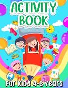 Activity Book For Kids 4-8 Years Old