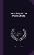 Recordings in the Public Library