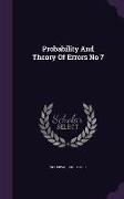 Probability and Theory of Errors No 7
