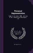 Personal Representation: Speech of John Stuart Mill ... Delivered in the House of Commons, May 29, 1867