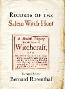 Records of the Salem Witch-Hunt