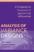 Analysis of Variance Designs