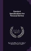 Standard Specifications for Personal Service